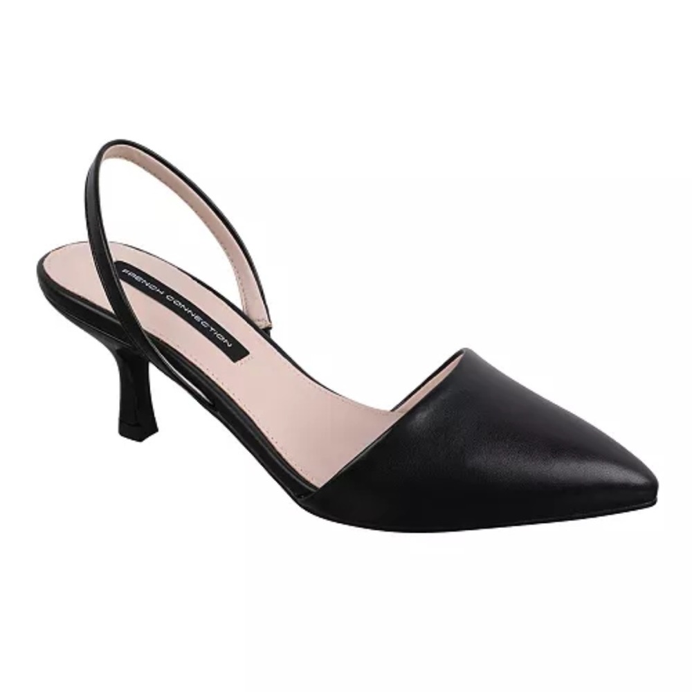 French Connection slingback kitten heels - size 9
